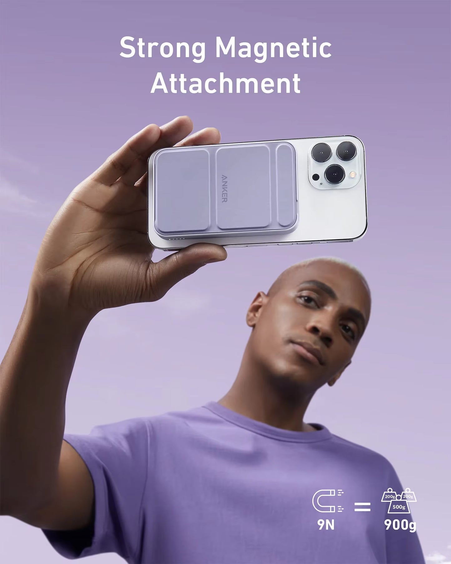 Anker 622 Power Bank Maggo 5000Mah Wireless Magnetic Battery Auxiliary Battery Portable Charger for Magsafe Power Bank Iphone 15